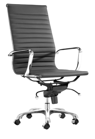 Aluminum Group Management Chair Black